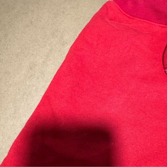 Jordan Red Two Tone Casual Athletic Sweat Shorts - Picture 4 of 5